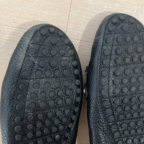 Authentic Black Louis Vuitton Black Grained Leather Rumor Loafers Size 40 - Picture 10 of 10